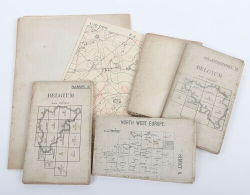 WW1 British Maps of Belgium and North West Europe.