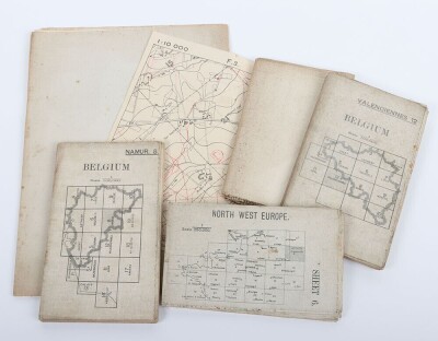 WW1 British Maps of Belgium and North West Europe.