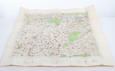 WW1 British Maps of Belgium and North West Europe. - 18