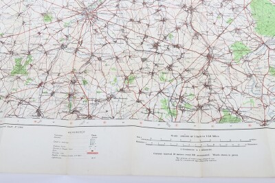 WW1 British Maps of Belgium and North West Europe. - 21