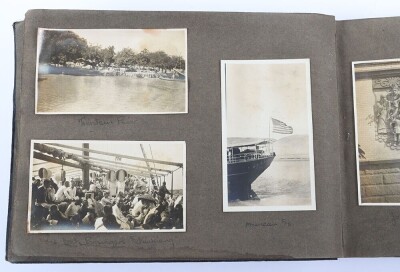 China 1920's Photograph Album Compiled by Crewman of SS Kiukiang, British Merchant Ship Operated by the China Navigation Company, which Transported People and Cargo along the Yangtze River