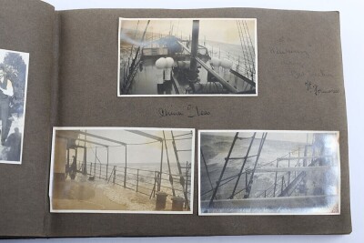 China 1920's Photograph Album Compiled by Crewman of SS Kiukiang, British Merchant Ship Operated by the China Navigation Company, which Transported People and Cargo along the Yangtze River - 6