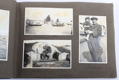 China 1920's Photograph Album Compiled by Crewman of SS Kiukiang, British Merchant Ship Operated by the China Navigation Company, which Transported People and Cargo along the Yangtze River - 10