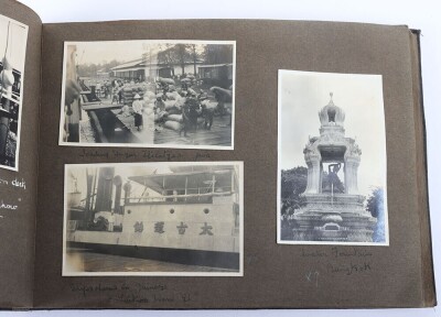 China 1920's Photograph Album Compiled by Crewman of SS Kiukiang, British Merchant Ship Operated by the China Navigation Company, which Transported People and Cargo along the Yangtze River - 25