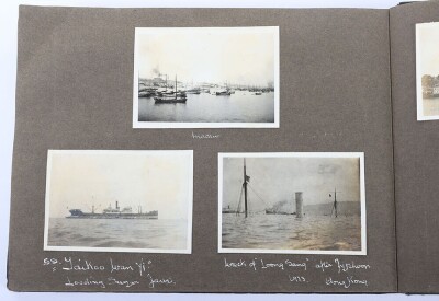 China 1920's Photograph Album Compiled by Crewman of SS Kiukiang, British Merchant Ship Operated by the China Navigation Company, which Transported People and Cargo along the Yangtze River - 53