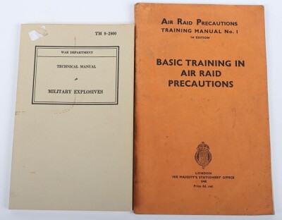 WW2 British Small Arm Training Manuals and Civil Defence Publications. - 3