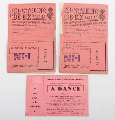 WW2 British Ephemera, Photographs and Maps. - 11