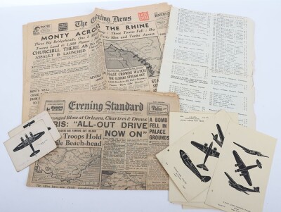 WW2 British Ephemera, Photographs and Maps. - 12