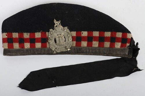 WW1 Scottish Other Ranks Glengarry, Kings Own Scottish Borderers.