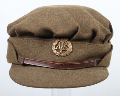 WW2 ATS Other Ranks Peaked Cap, 1942 Dated.