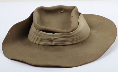 WW2 British Army Slouch Hat, 1943 dated. - 3