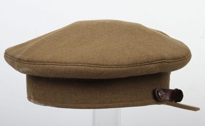 WW2 British Officers Peaked Cap, Kings Regiment, Indian Tailors. - 4