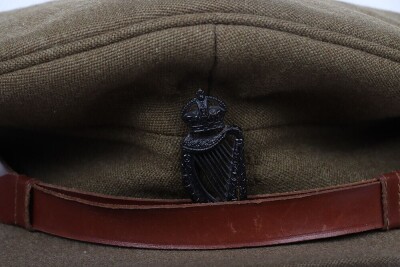 WW2 British Officers Side Cap and Peaked Cap. - 5