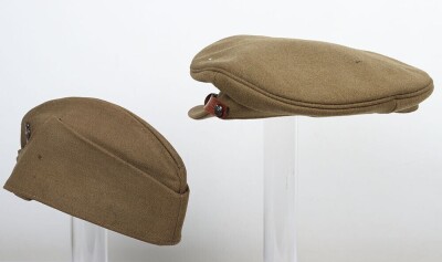 WW2 British Officers Side Cap and Peaked Cap. - 6