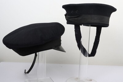 WW2 Royal Navy Officers Peaked Cap & Naval Ratings Cap. - 5
