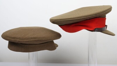 WW2 British Officers Peaked Caps, Staff Officers and Royal Engineers Examples. - 5