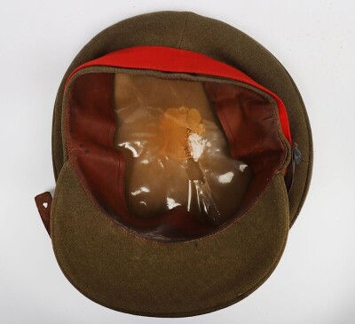 WW2 British Officers Peaked Caps, Staff Officers and Royal Engineers Examples. - 7