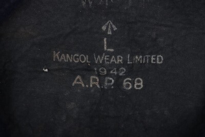 WW2 ARP Pattern 68 Wool Beret, 1942 Dated. - 3