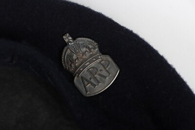 WW2 ARP Pattern 68 Wool Beret, 1942 Dated. - 4