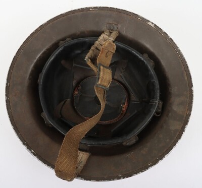 WW2 British Home Front Senior Fire Guard's Mk.II Helmet. - 6