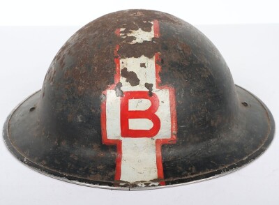 WW2 British Civil Defence Mk.II Steel Helmet.