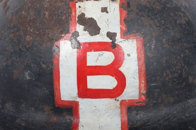 WW2 British Civil Defence Mk.II Steel Helmet. - 2