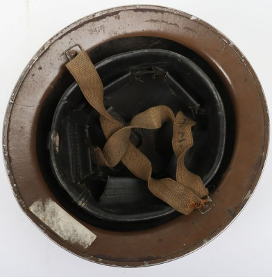 WW2 British Home Front Mk.II Steel Helmet. - 6