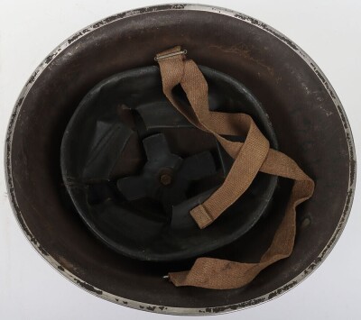WW2 British MK.III Steel Combat 'Turtle' Helmet. - 2