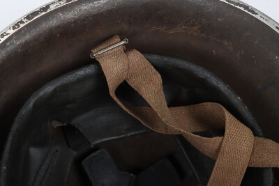 WW2 British MK.III Steel Combat 'Turtle' Helmet. - 6