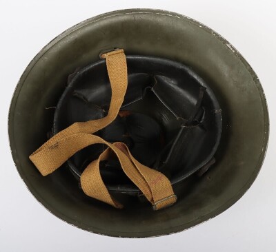 WW2 British Mk.III Steel Combat 'Turtle' Helmet. - 6