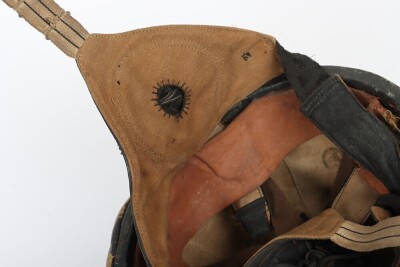 WW2 British/Canadian Tankers (HCRAC) Helmet, Crash, Royal Armoured Corps. - 6