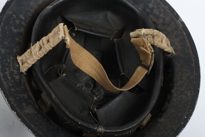 WW2 British Home Front, Warden's Helmet & Private Purchase Helmet. - 6