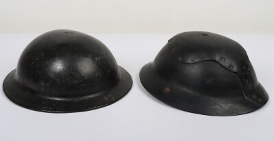 WW2 British Home Front Bakelite Helmet & Cromwell Protector Helmet. - 3