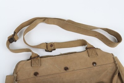 WW2 British MkII Helmet, Civil Defence Helmet Carrier & Satchel - 3