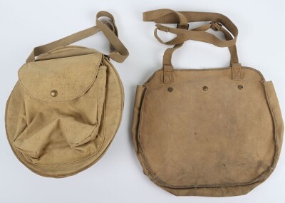 WW2 British MkII Helmet, Civil Defence Helmet Carrier & Satchel - 4
