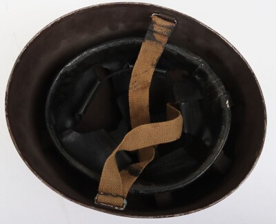 British Armoured Crews Steel Helmet. - 4