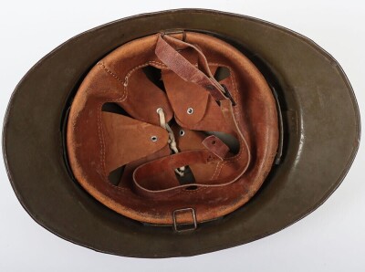 WW2 French M1926 Adrian Steel Combat Helmet. - 5