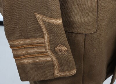 WW1 British Devonshire Regiment Officers Cuff Rank Tunic - 6