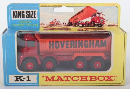 Matchbox Lesney King Size K-1 Foden Tipper Truck ‘Hoveringham’