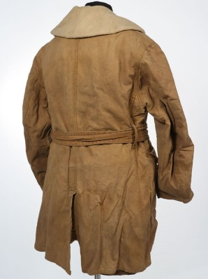 1930s French Mackinaw Fur Lined Coat. - 2