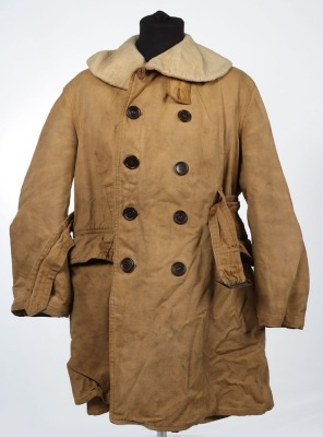 1930s French Mackinaw Fur Lined Coat. - 6