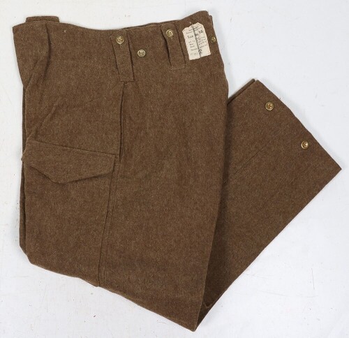 Rare Large Size 1940 Pattern British Battle Dress Trousers