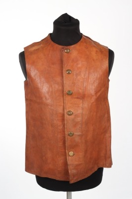 British 1942 ATS Leather Jerkin - 5
