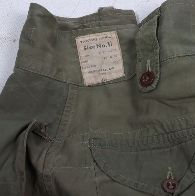 WW2 British Jungle Greens Tunic and Trousers - 10