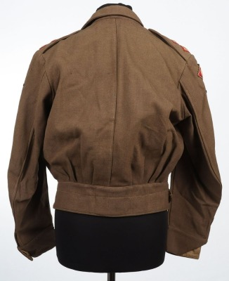 WW2 Royal Artillery 13th Corps Officers Battle Dress Blouse - 3