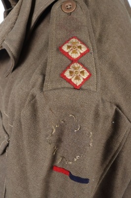 WW2 Royal Artillery 13th Corps Officers Battle Dress Blouse - 4