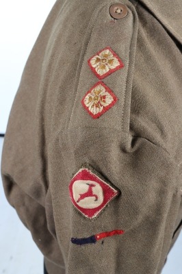 WW2 Royal Artillery 13th Corps Officers Battle Dress Blouse - 5