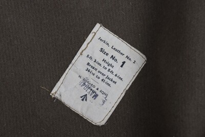 WW2 British 1941 Dated Leather Jerkin - 7