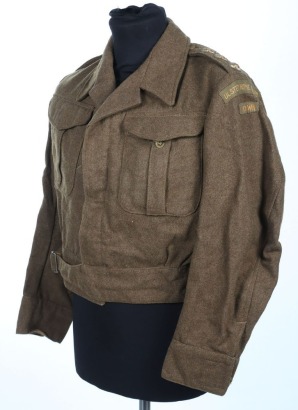 Scarce WW2 Ulster Home Guard 'Down' Officers Battle Dress Blouse