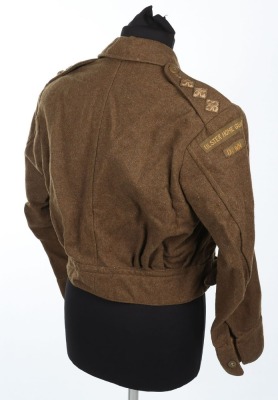 Scarce WW2 Ulster Home Guard 'Down' Officers Battle Dress Blouse - 3